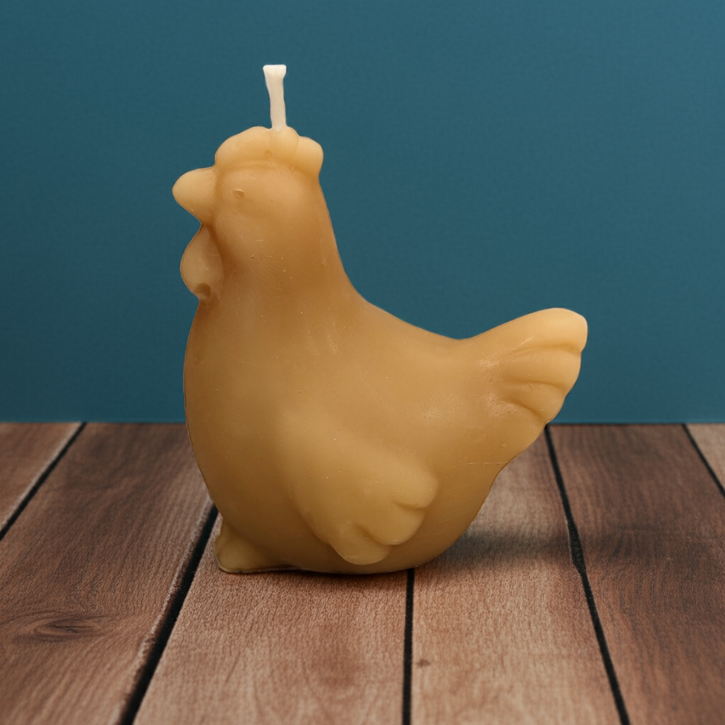 BEESWAX CANDLE: HEN CHICKEN