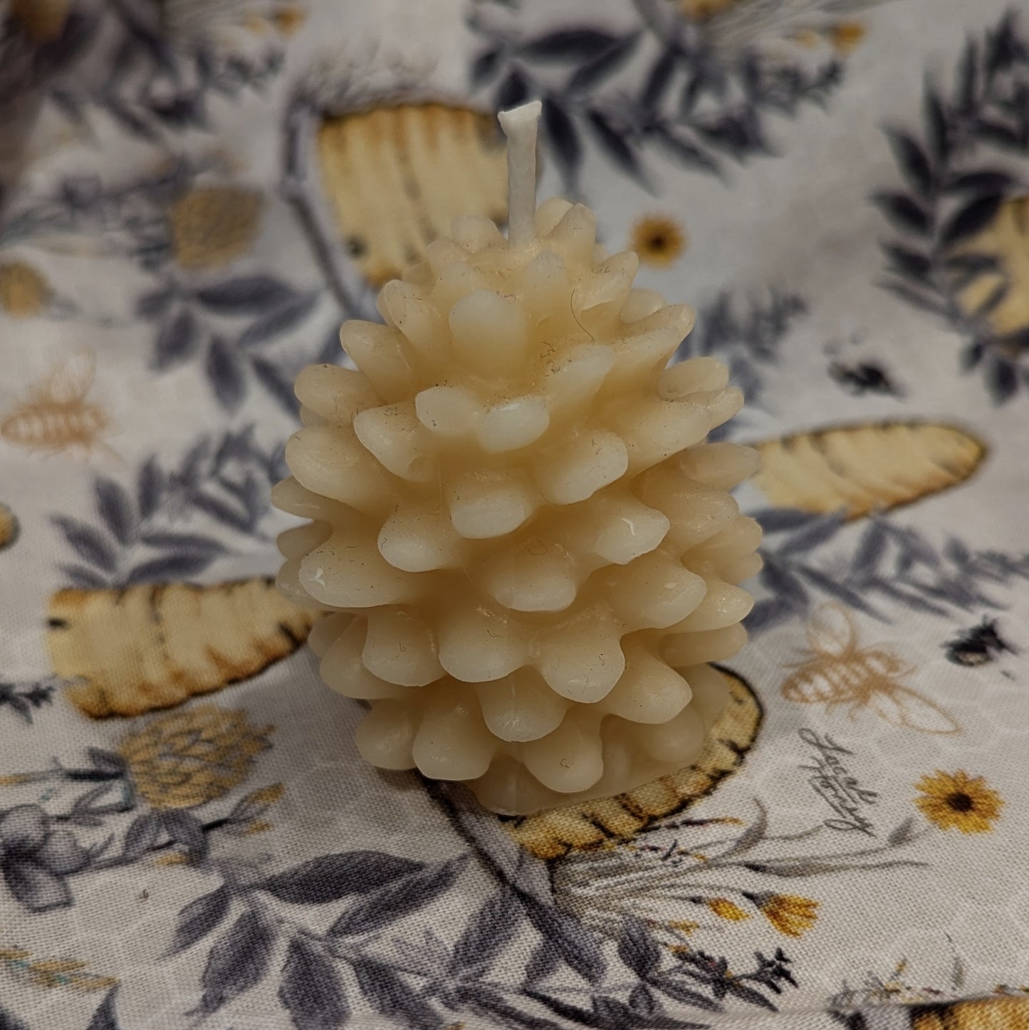 BEESWAX CANDLE: PINE CONE