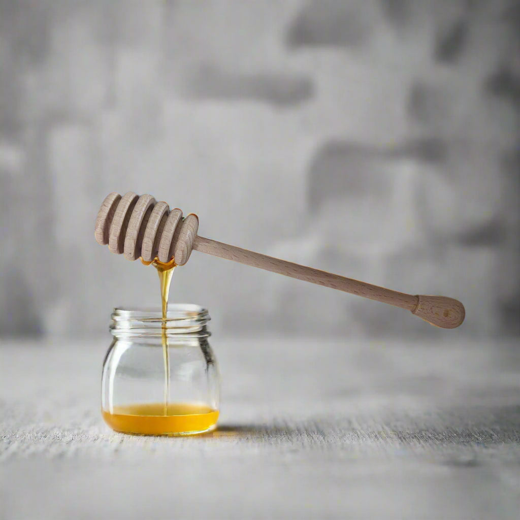 GIFT: BEECH WOOD HONEY DIPPER 6 INCH
