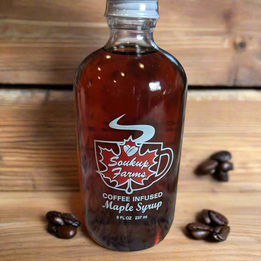 MAPLE PRODUCTS BY SOUKUP FARMS- COFFEE-INFUSED SYRUP