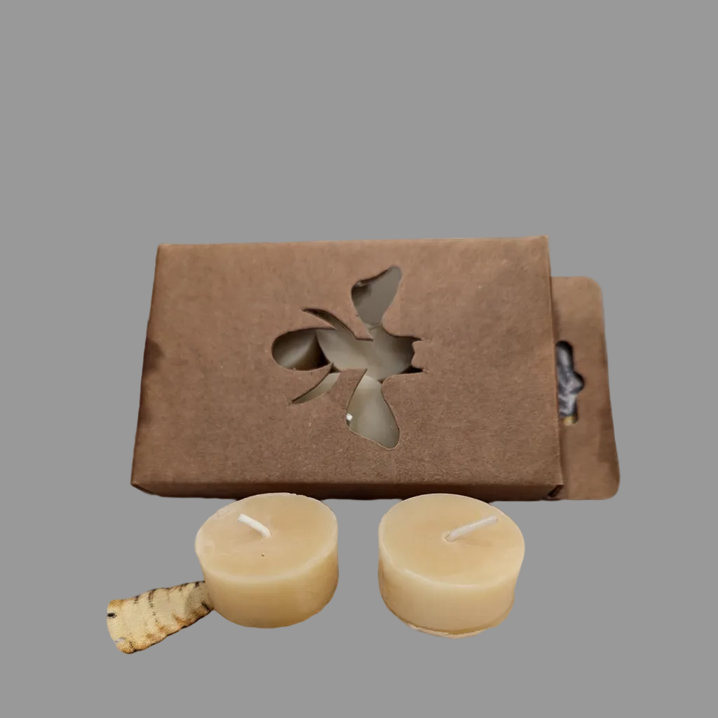 BEESWAX CANDLES: TEALIGHTS