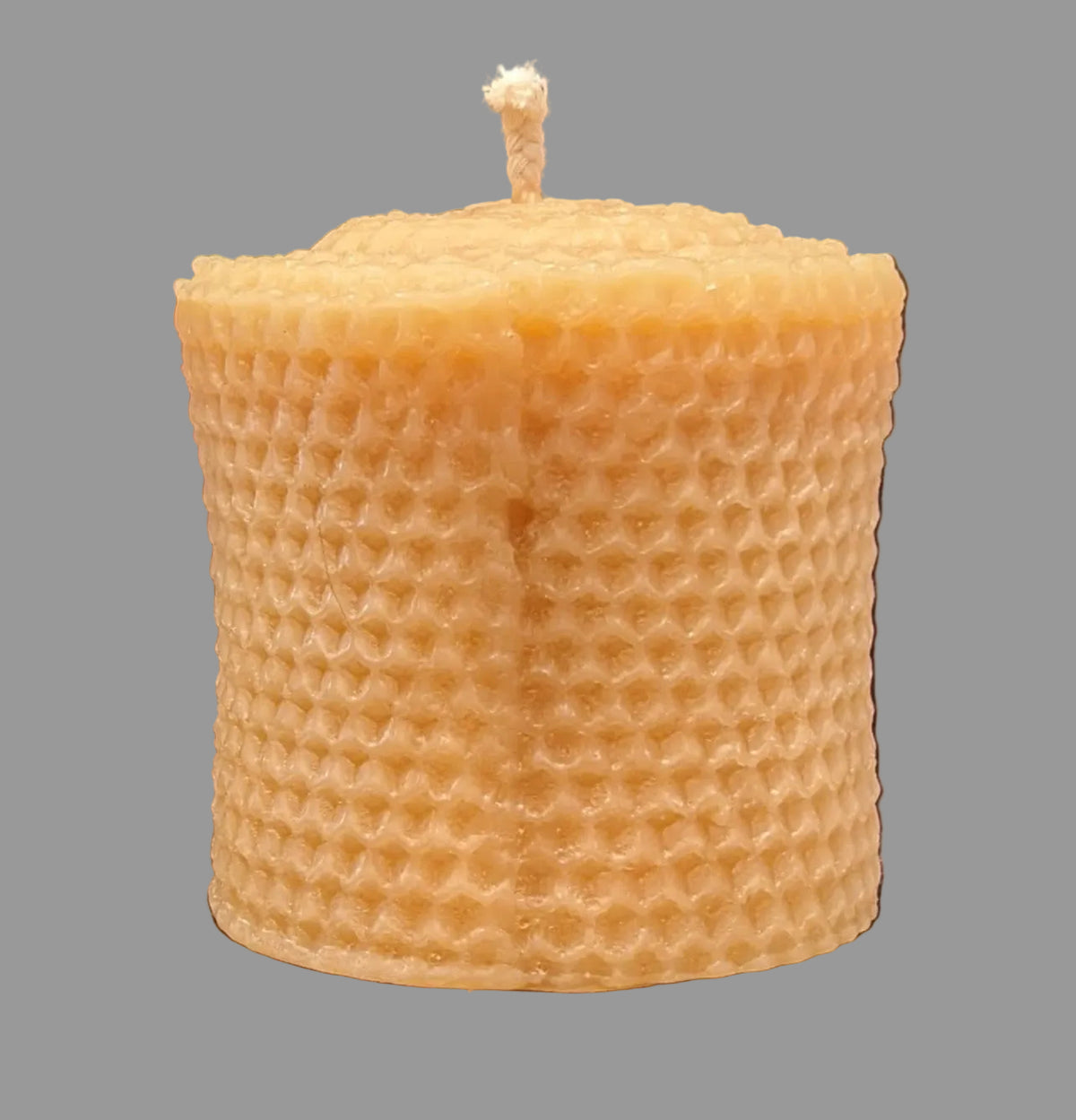 BEESWAX CANDLES : ROLLED PILLAR