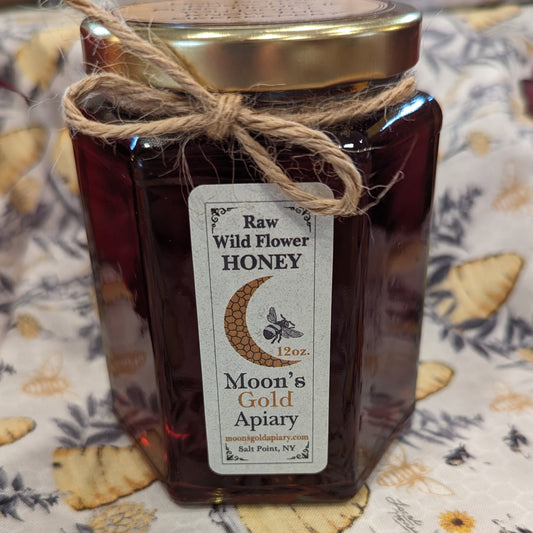 WILDFLOWER RAW HONEY 12 OUNCE