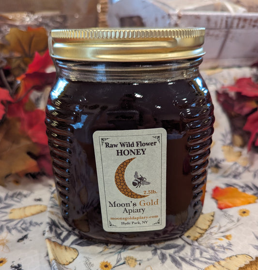 WILDFLOWER RAW HONEY 2.5 POUND