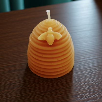 BEESWAX CANDLE: SKEP HIVE