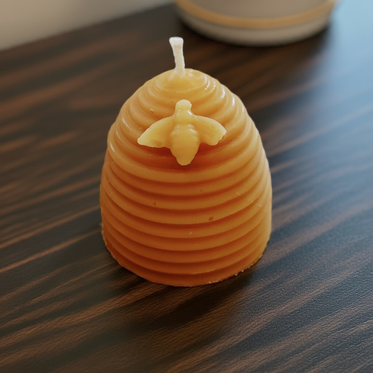 BEESWAX CANDLE: SKEP HIVE