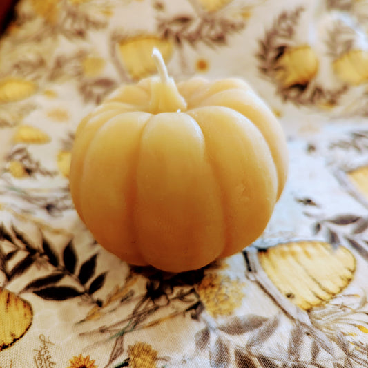 BEESWAX CANDLE: PUMPKIN