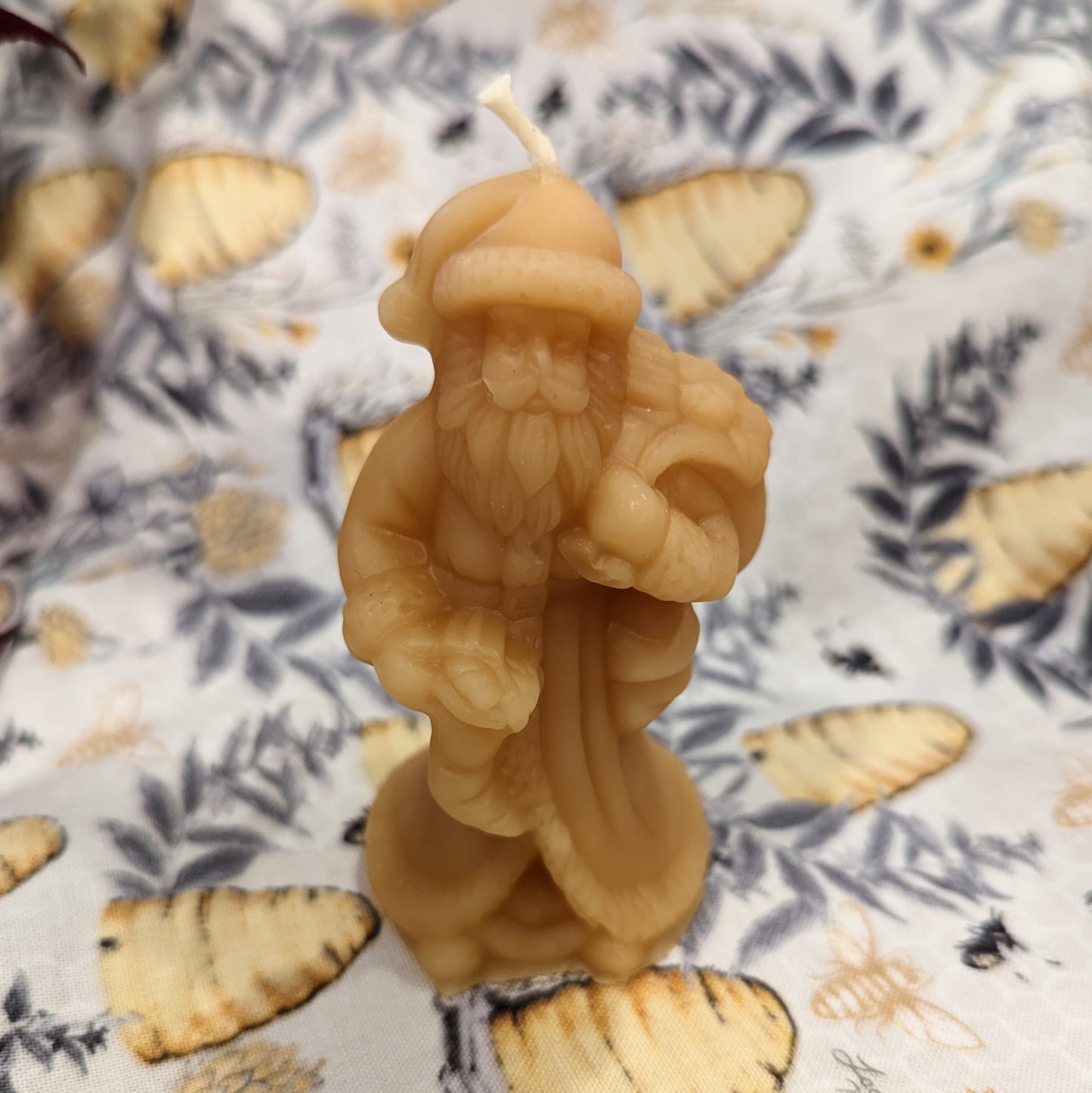 BEESWAX CANDLE: SANTA CLAUS