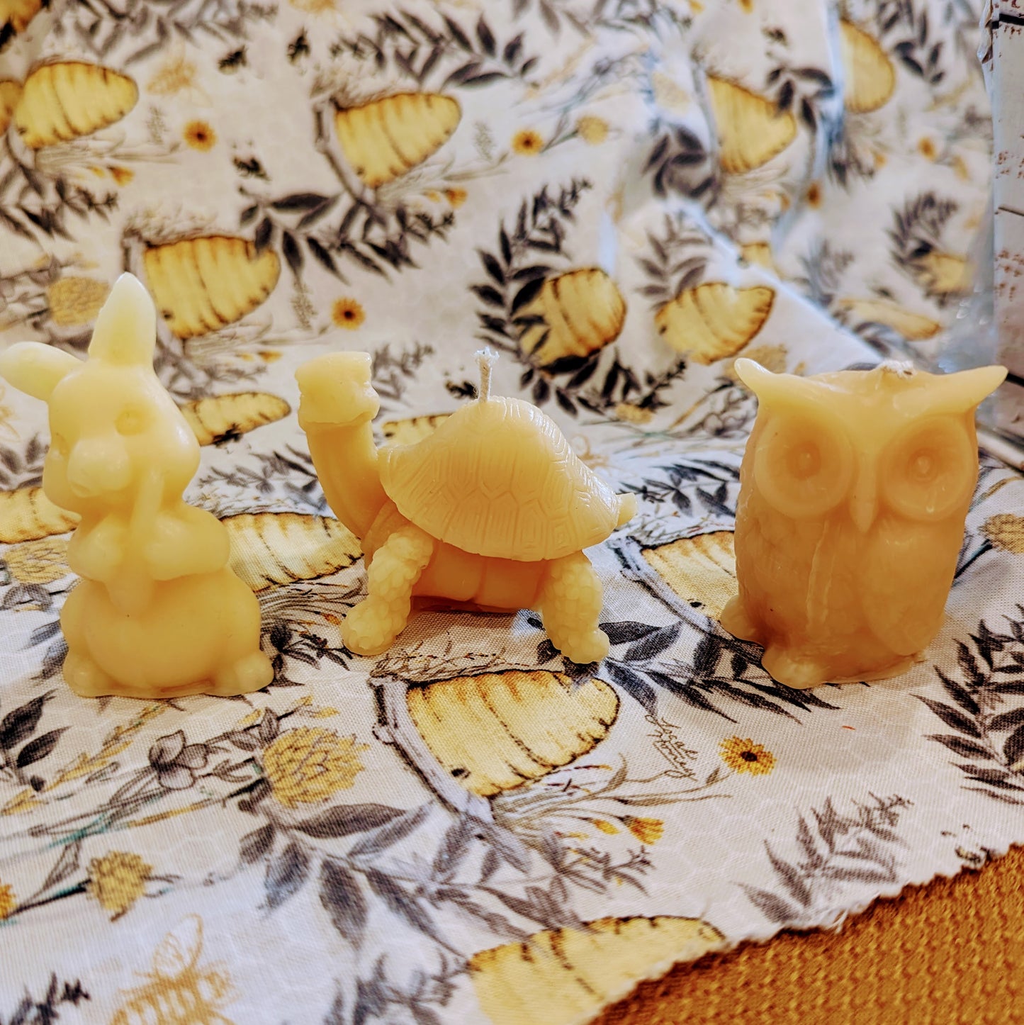 BEESWAX CANDLES: FOREST CRITTERS