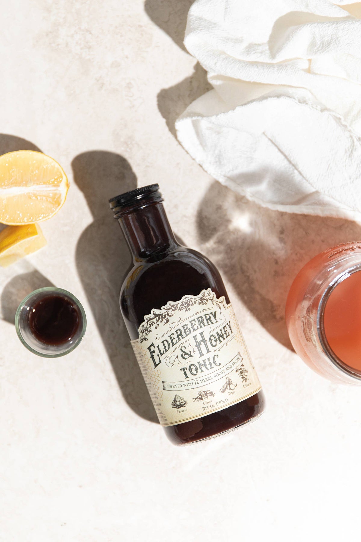 Elderberry and Honey Tonic