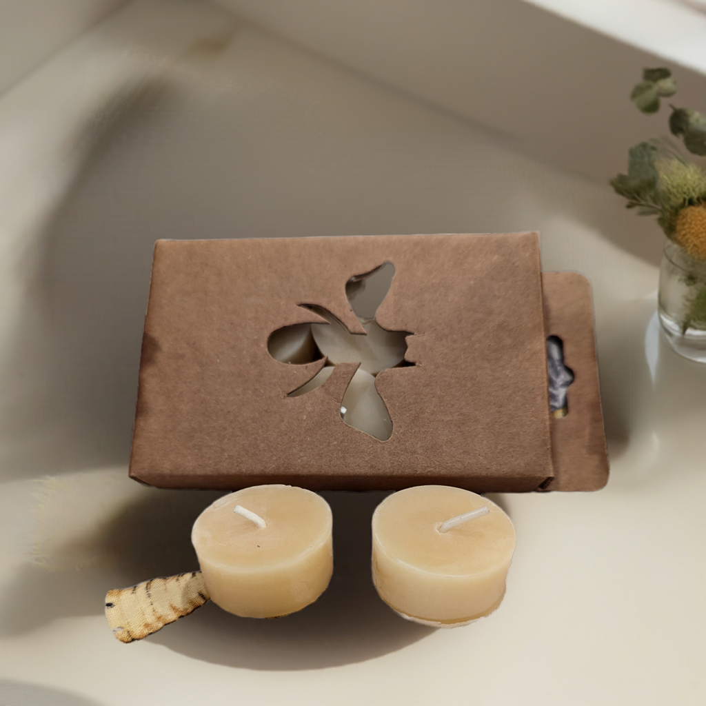 BEESWAX CANDLES: TEALIGHTS