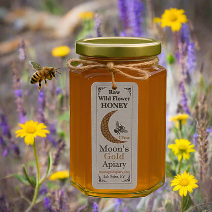 WILDFLOWER RAW HONEY 12 OUNCE