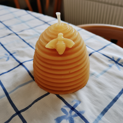 BEESWAX CANDLE: SKEP HIVE