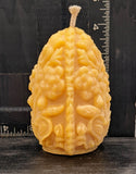 BEESWAX CANDLE: CARVED EGG