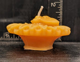 BEESWAX CANDLE: SUNFLOWER WITH RESTING BEE