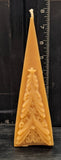 BEESWAX CANDLE: OBELISK WITH TREE FACE